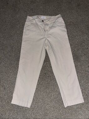 LOFT Women's Light Cream Khaki Chino Pants
